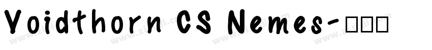 Voidthorn CS Nemes字体转换